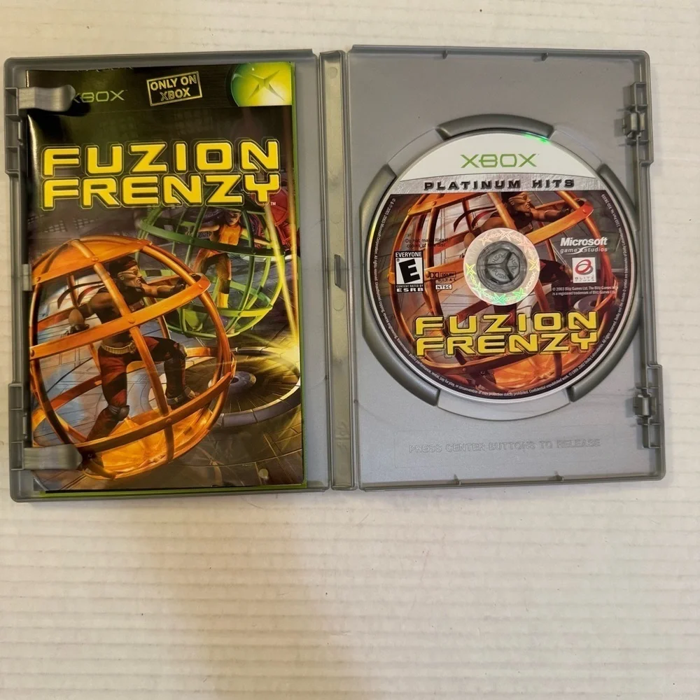 Fuzion Frenzy Platinum Hits (Microsoft Xbox, 2004)COMPLETE-EXCELLENT CONDITION!